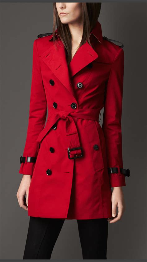 r ed burberry trench coat ali express|Burberry Women .